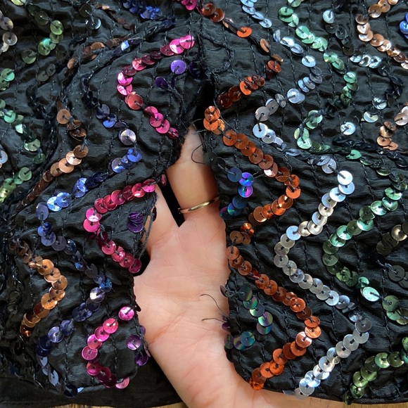 Jessica McClintock Gunne Sax Dress Size 7 8 - Picture 10 of 13